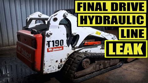 Replacing a Hydraulic Hose on a Bobcat with Hydraulic Leak 